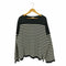 サバイ saby Milan Rib Boat Neck Border Knit ボーダーニットカットソー メンズ